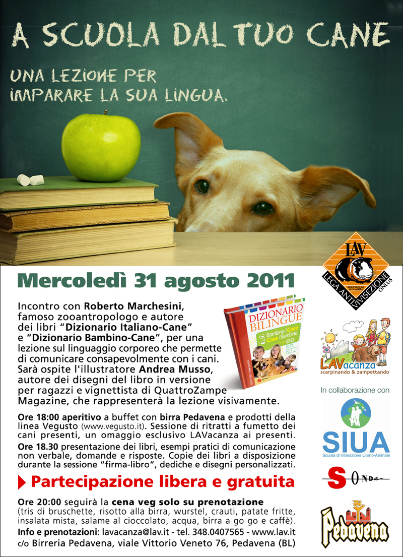 Vacanze e turismo: LAVacanza presenta una novità per gli amanti degli animali, "A scuola dal tuo cane, una lezione per imparare la sua lingua"